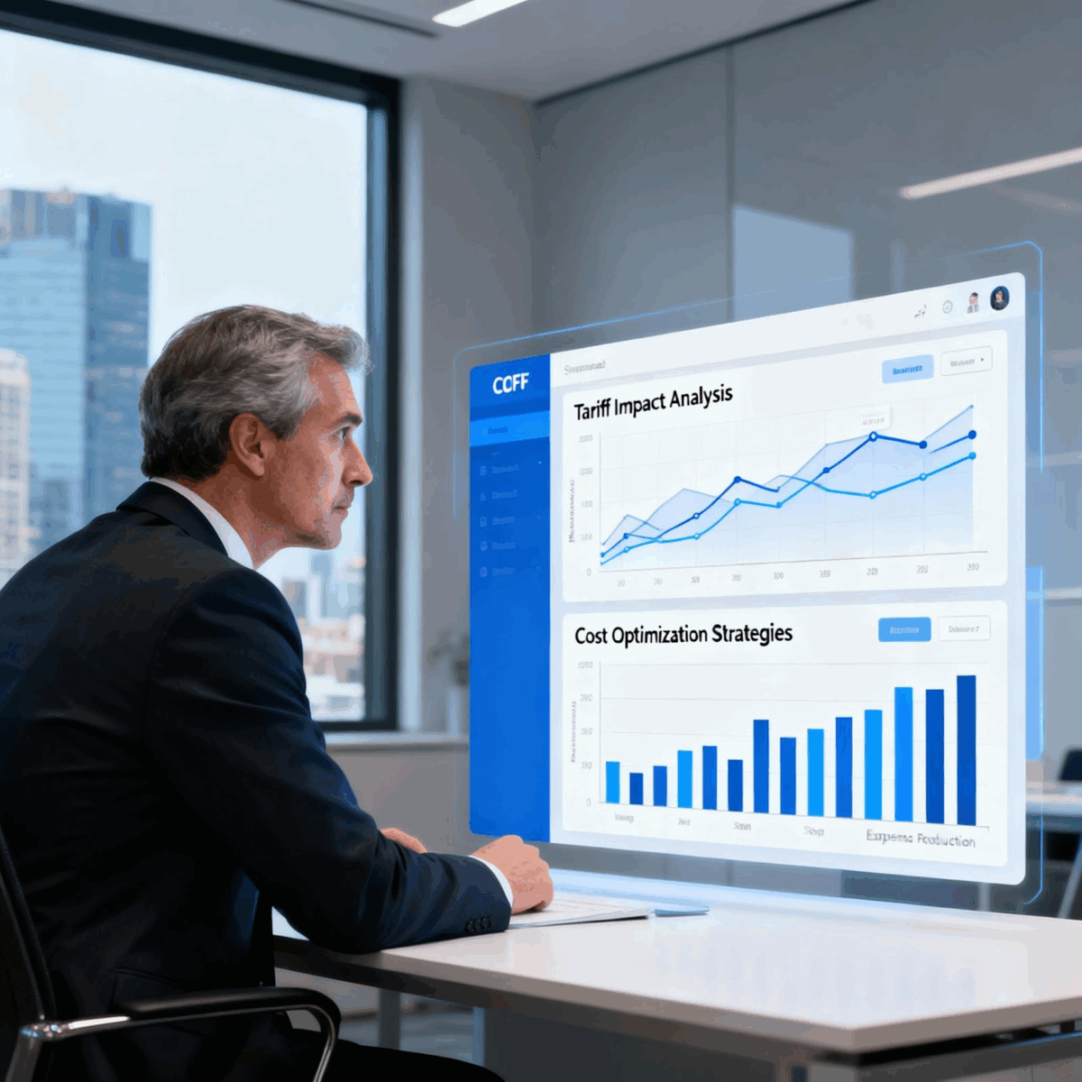 Illustration of how valuedx ap automation can help pharma companies navigate 100% tariff storm