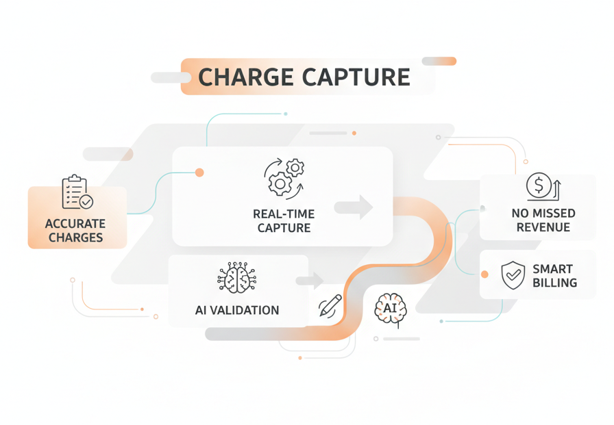 Why Charge Capture Matters Charge Capture Revenue Integrity workflow automation
