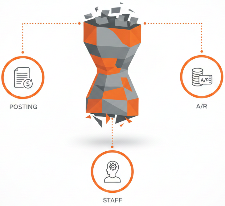 delayed or incomplete 835 remittance data in EHR systems workflow effects