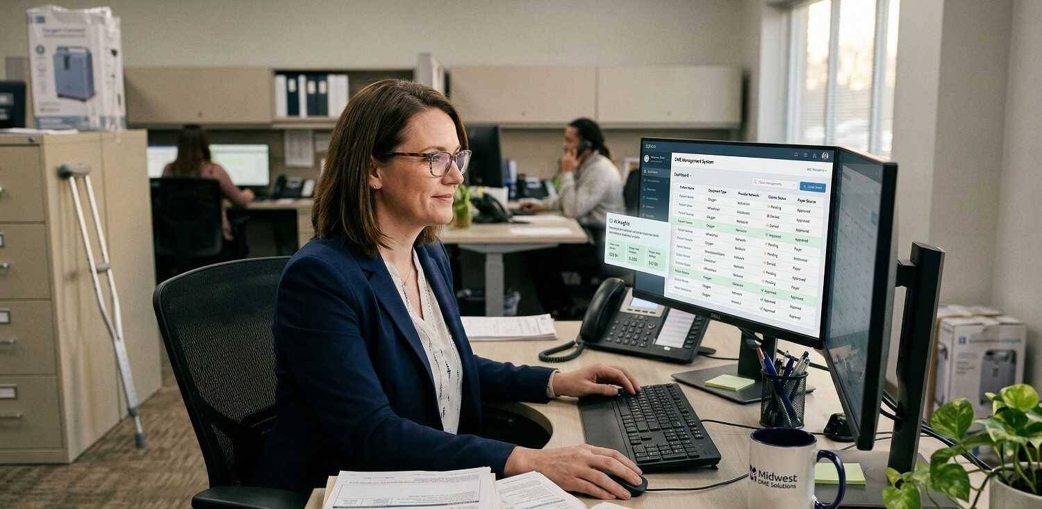 DME management system challenges and automation solutions for compliance, inventory tracking, and revenue cycle efficiency