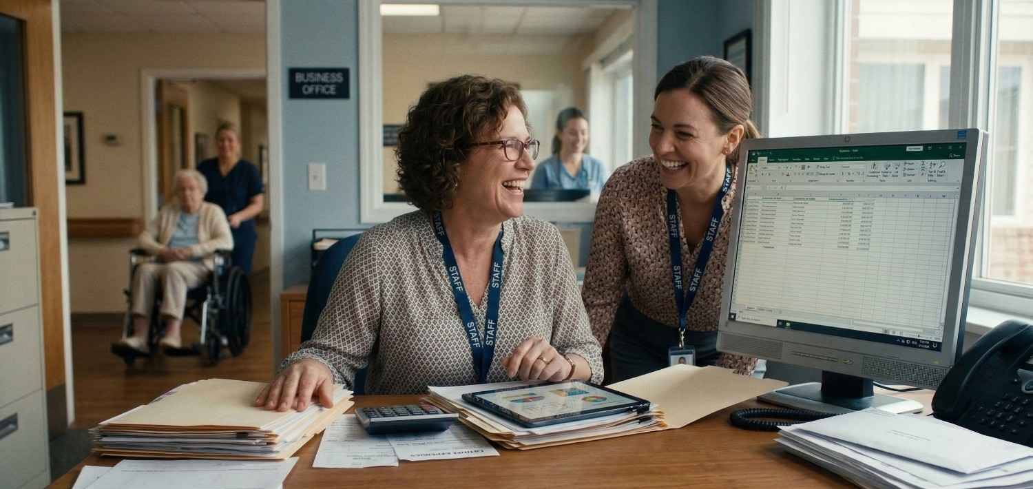 AI-powered reimbursement automation helping Skilled Nursing Facilities (SNFs) improve cash flow and reduce delays caused by manual reimbursement processes.